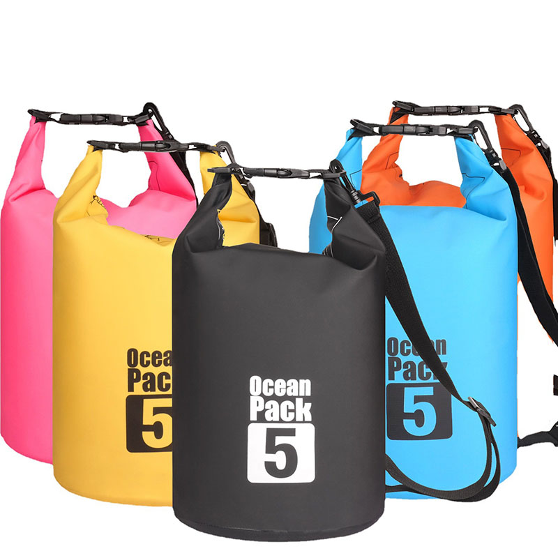 OEM niestandardowe logo Ocean Pack 5L 10L 20L 30L 500D Plandeka PCV Dry Bag Wodoodporny plecak