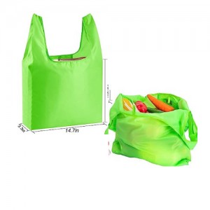 Большие многоразовые сумки Моющиеся для покупок Складные сумки для продуктов из 6 упаковок Прочные легкие складные подарочные сумки-тоут