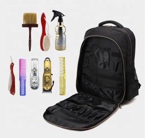 OEM & ODM Europe professionnel luxe portable maquillage grand organisateur barbier sacs à dos sac à outils pour barbiers